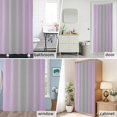 thumbnail image 6 of Ombre Light Purple Gray Fabric Shower Curtain Gradient Color Washable Shower Curtains for Bathroom, Waterproof Bath Curtain with Hooks Home Decor 72x72in, 6 of 8