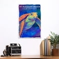 thumbnail image 2 of Pt Pleasant Beach, New Jersey, Sea Turtle, Vivid Series (12x18 Aluminum Art, Indoor Outdoor Metal Sign Decor), 2 of 5