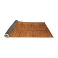 thumbnail image 2 of Ahgly Company Indoor Round Solid Orange Modern Area Rugs, 8' Round, 2 of 4