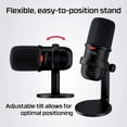 thumbnail image 3 of HyperX SoloCast – USB Condenser Gaming Microphone, for PC, PS4, and Mac, Tap-to-mute Sensor, Cardioid Polar Pattern, Gaming, Streaming, Podcasts, Twitch, YouTube, Discord, 3 of 9
