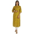 thumbnail image 1 of Moomaya Kurta Ethnique Imprimée en Coton Basique Droite pour Blouse Indienne pour Femmes, 1 of 7