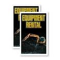 thumbnail image 4 of Equipment Rental 24" x 36" Double Sided A-Frame Sidewalk Sign Includes 2 Installed Decals Foldable Portable White Signicade Sandwich Board Construction Tools Professional Services, 4 of 6