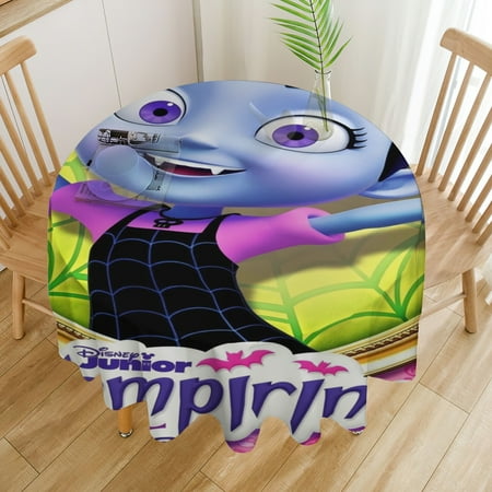 Vampirina square tablecloth has an iconic print, fits most tables, and is easy to care for.diameter152cm/60in.