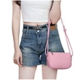 thumbnail image 4 of LHNFT Quilted Leather Crossbody Bags for Women Ladies Shoulder Purse Satchel HandBag with Chain Trendy Strap, 4 of 5