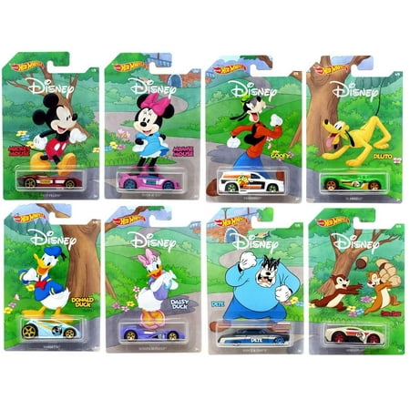 Hot Wheels 2019 Disney 90th Anniversary  Exclusive 8 Cars Set Collectibles Toy Car 1/64 Scale (Best Saloon Cars 2019)