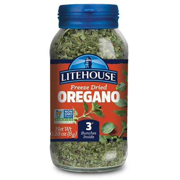 8g Litehouse Freeze Dried Oregano, LH FD Oreg