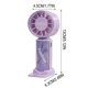 thumbnail image 2 of CaiYueKe USB Rechargeable Handheld Fan Portable Mini Fan High Speed Quiet Personal Desk Fan Battery Operated Cooling Fan for Travel Office Home Outdoor Summer, 2 of 8