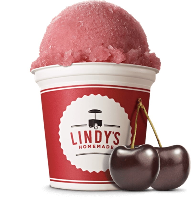 Lindy’s Homemade Gluten Free Blue Raspberry & Cherry Italian Ice Cups, 6 fl oz, 6 Count (36 fl oz) – Fat Free 110-120 Calorie Ice Cream Alternative