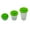 Green, variant on Hecnuo,Camping Picnic Pepper Shakers,Plastic Airtight Set of Shaker with Red Covers,for Shaking and Storing Spices During Camping or Picnic Outdoors