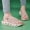 Pink, variant on Thick Soled Sandals Are Lightweight Non Slip Comfortable Casual Fly Woven Women's Shoes