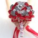 thumbnail image 3 of Sonducket Ramo de boda de larga duración, fácil de limpiar y de amplia aplicación, ramo de novia Ropa, zapatos y accesorios Miscelánea Púrpura, 3 of 6