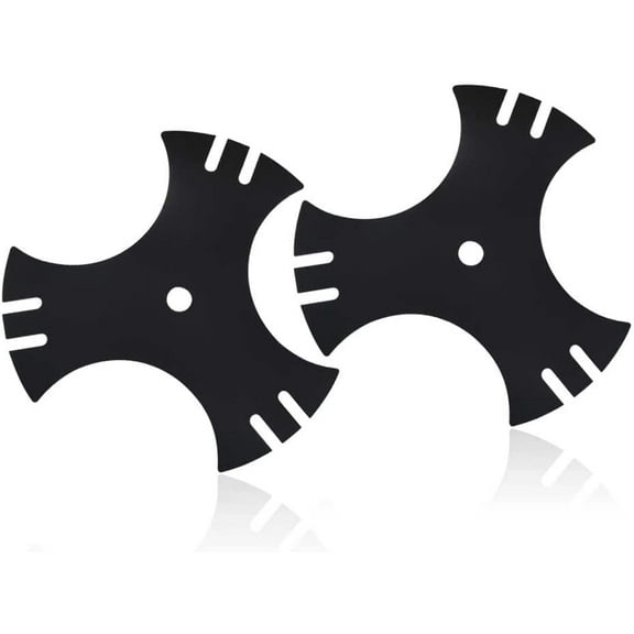 2 Pack 781-0748 781-0748-0637 3-Side Edger Star Blade (9" X 5/8"), for MTD/Troy-Bilt TB554, TEB515 Edger, Replaces 490-105-M017 40-009 981-0748 490-105-M017