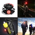 thumbnail image 5 of Luz trasera de freno inteligente Luz trasera de bicicleta recargable por USB, roja Luz trasera de bicicleta de alta intensidad Mochila impermeable para casco Lámpara LED Luz estroboscópica de adverten, 5 of 5