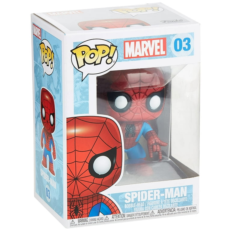 Funko POP! Marvel 4 Inch Vinyl Bobble Head Figure - Spider
