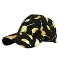 thumbnail image 2 of Baqcunre Baseball Cap, Mens And Womens Outdoor Gold Leaf Trend Fashion Casual Caps Travel Holiday Sports Baseball Caps, Womens Baseball Caps, Sun Hats for Women, 2 of 9