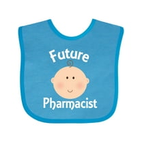 Inktastic Future Pharmacist Occupation Boys or Girls Baby Bib
