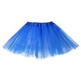thumbnail image 5 of Flowy Skirt for Women Carnival Elegant Dance Adults Chiffon Layered Ballet Tutu With Mesh Overlay Long Performance Practice Womens Skirts BU2, 5 of 7
