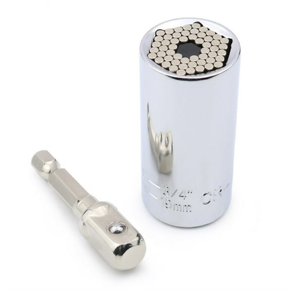 Multiple specifications Universal Socket Self-adjusting Socket Wrench Set with Power Drill Adapter to Unscrew Any Bolt