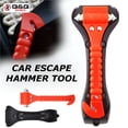 thumbnail image 3 of Q&Q BASICS Safety Hammer and Seatbelt Cutter - Ultimate Car Emergency Escape Tool - Swiss Safe Car Safety Hammer, Emergency Hammer for Car Breakdowns and Accidents, 3 of 10