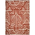 thumbnail image 3 of SAFAVIEH Amsterdam Elvan Geometric Area Rug, Ivory/Terracotta, 6'7" x 9'2", 3 of 7