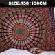 thumbnail image 2 of Colgante de pared tradicional hippie mandala, tapiz floral dorado para ropa de cama, tela colgante estampada, 2 of 5
