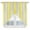 Gray Yellow, variant on Swag Valance Curtains for Windows, Navy Blue Stripe Light Filtering Kitchen Curtains with Rod Pocket, Geometric Grey White Vertical Striped Window Treatment Valances for Living Room, 36x63 - 2 PCS