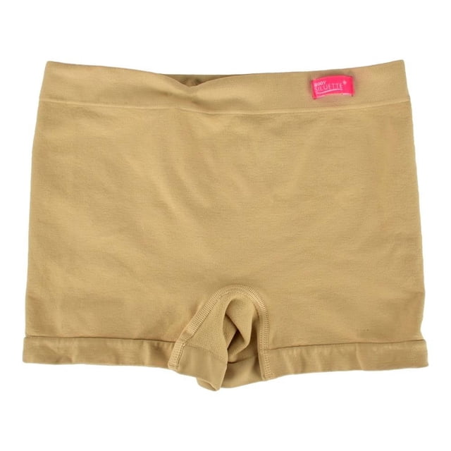 Bóxer Body Siluette para Mujer, Beige Talla M