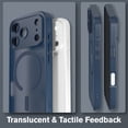 thumbnail image 5 of Vena For Apple iPhone 17 Pro / iPhone 18 Pro Case Magsafe, Magnetic Shockproof Translucent Back Slim Protective Phone Case, Blue, 5 of 7