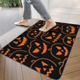 thumbnail image 3 of Horror Pumpkin Ghost Door Mat,Durable Absorbent Halloween Floor Entryway Rug 17x30 Inch Floor Mats for Kitchen Nursery Floor Entryway Rug, 3 of 6
