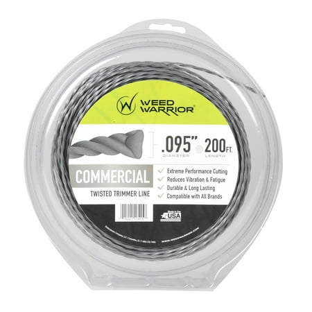 Weed Warrior® .095 in. x 200 ft. Nylon Commercial Trimmer Line