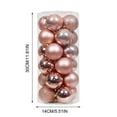 thumbnail image 2 of Fiudx Adornos Navideños, Plástico Irresistible, Juego de Decoración para Árbol Festivo, Elegantes Bolas Colgantes para Fiestas, Ideal para Bodas En Casa, Ideal para Toda La Familia, Paquete Variado d, 2 of 2