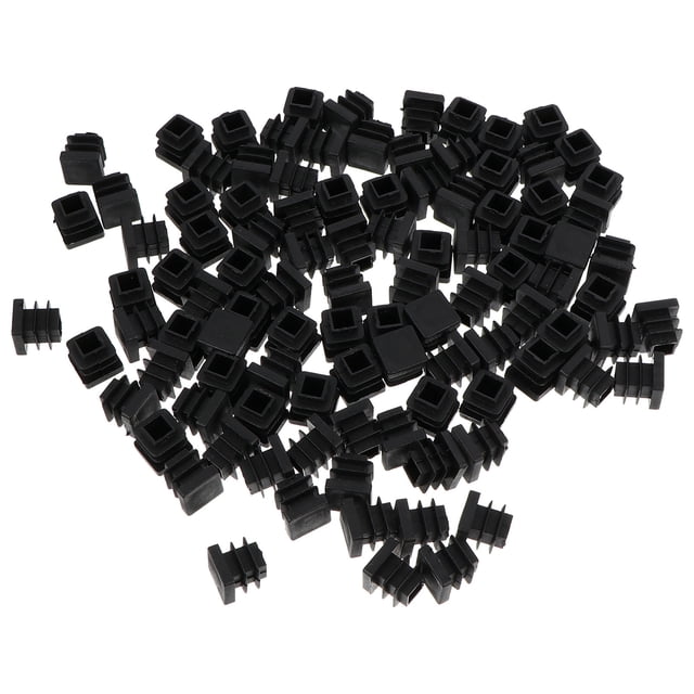 FUTUREORYY 100pcs Tubing End Cap Plug Plastic for Noise Reduction Furniture Manufacturers