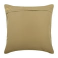 thumbnail image 3 of Euro Pillow Sham, Gold Euro Shams, 26x26 inch (65x65 cm) Silk Pillowcase With Zipper, Pillow Covers with Sequins & Textured, Abstract Patterned, Modern Style Pillow - Gold Charmer, 3 of 3