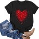 thumbnail image 5 of Blusas de Manga Corta para las Mujeres Divertida Impresión Cuello Redondo Camiseta Vintage, Blusas de Primavera para las Mujeres, 5 of 8