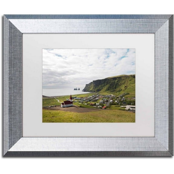 Trademark Fine Art 'Vik' Canvas Art by Philippe Sainte-Laudy, White Matte, Silver Frame
