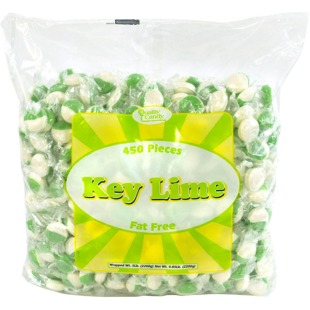 Quality Candy Key Lime Hard Candy Disks, 5 lbs
