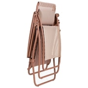 Lafuma R Clip Reclining Foldable Zero Gravity Relaxation Chair, Canyon Red