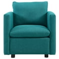 thumbnail image 6 of Modway Activate Modern Polyester Fabric Accent Armchair in Teal, 6 of 10