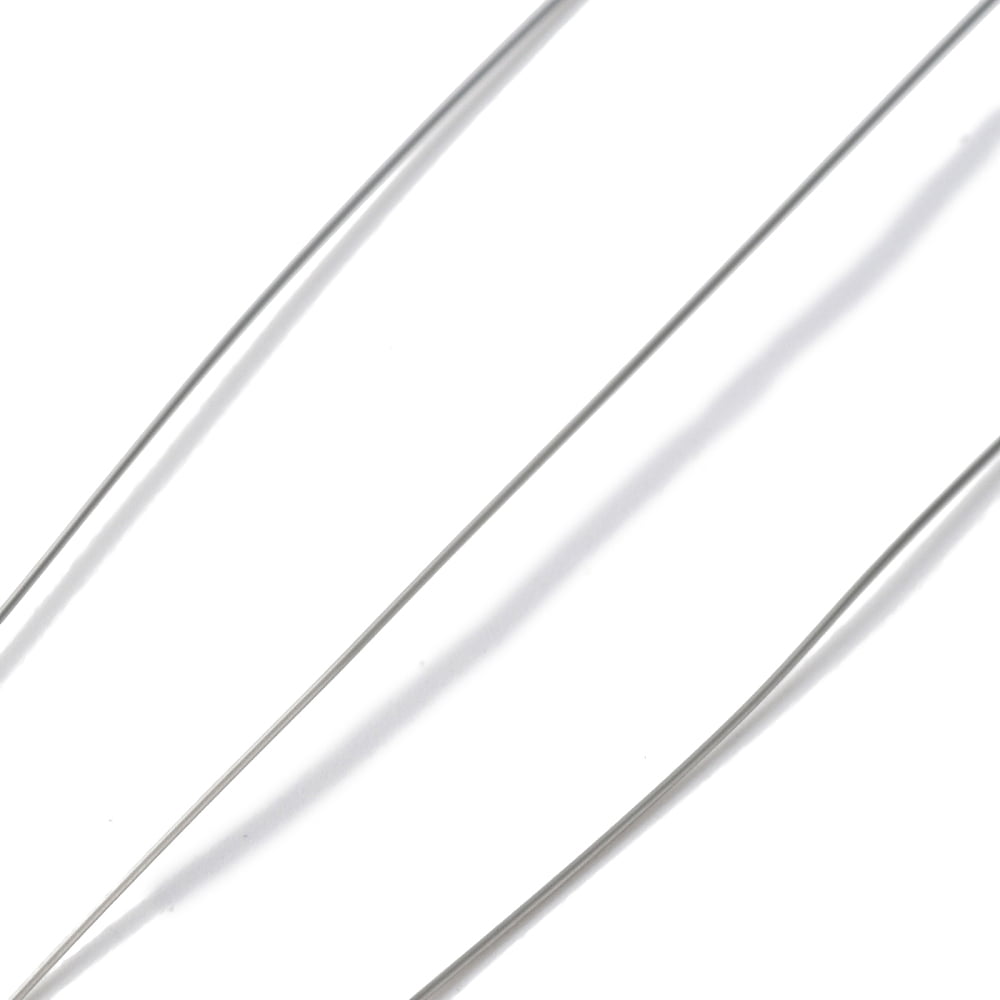 10 Rolls 304 Stainless Steel Wire Round for Wire Wrapping Jewelry Making Stainless Steel Color 26 Gauge(0.4mm) about 65.62 Feet(20m)/roll DIY