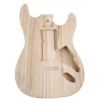 SIEYIO Guitar Replacement Body Unfinished Maple Guitar Body Blank Wood Guitar Parts