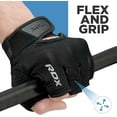 thumbnail image 6 of RDX Weight Lifting Gloves Breathable Ventilation with Half Finger Gym Workout, Anti Slip Padded Grip, Men Women Fitness Training, Powerlifting Bodybuilding HIIT Exercise Weightlifting, 6 of 6