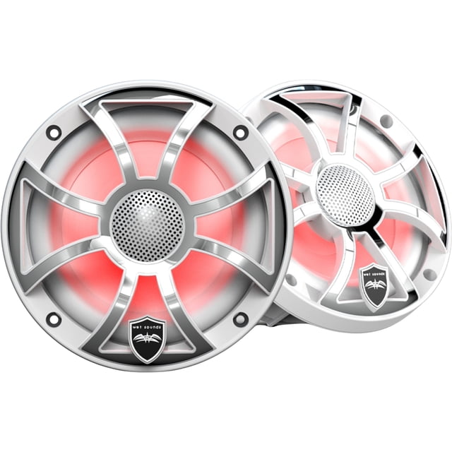 Bocinas Coaxiales Marinas Wet Sounds REVO 6 XS-W-SS 200 Watts 6.5 Pulgadas 4 Ohms Color Blanco Wet Sounds REVO6XSWSS