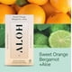 thumbnail image 2 of Toallitas desinfectantes para manos ALOH, naranja dulce, bergamota y aloe, 120 unidades, 2 of 5