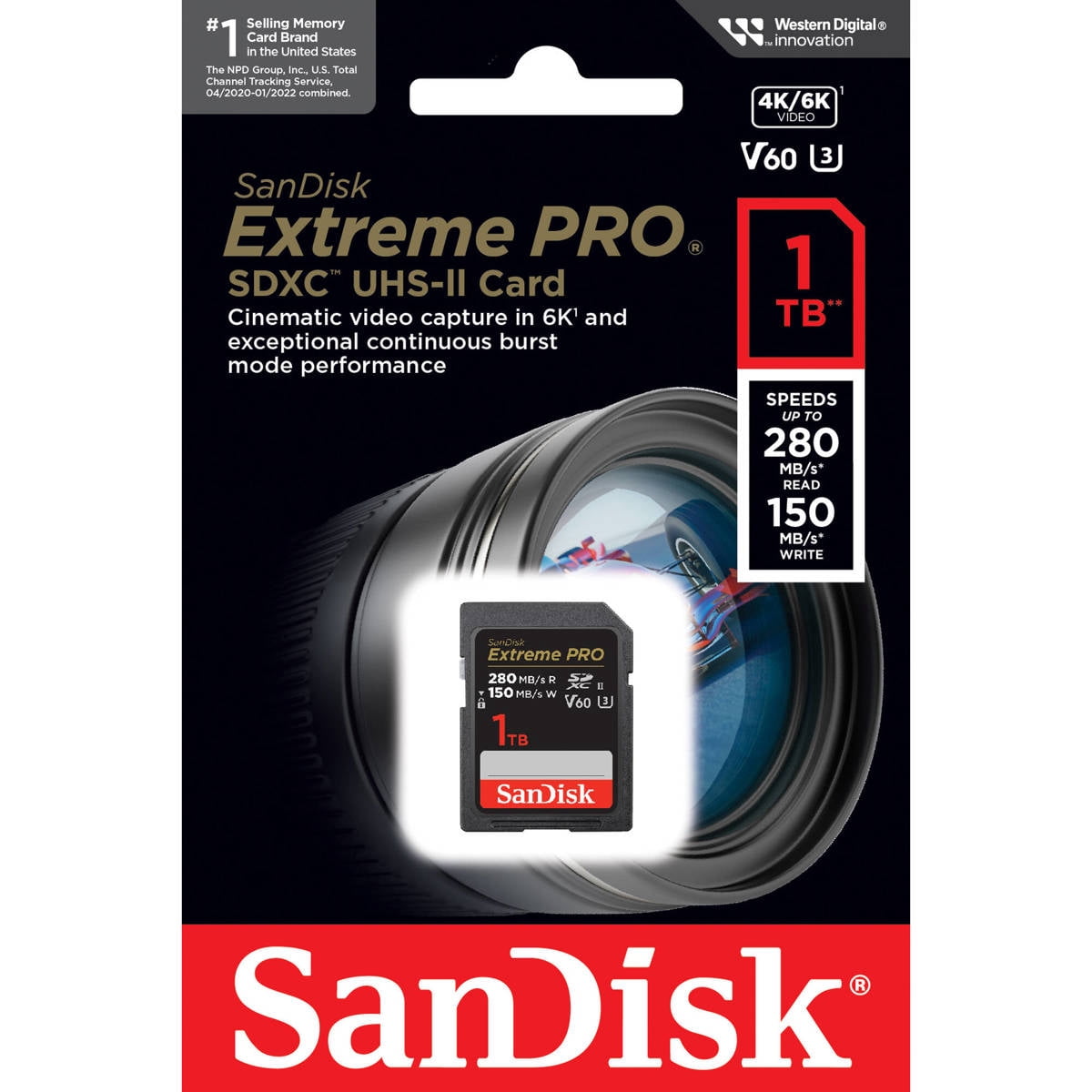 SanDisk 1TB Extreme PRO UHS-II V60 SDXC Memory Card
