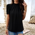 thumbnail image 4 of Basic T Shirts for Women Everyday Casual Loose Fit Summer Short Sleeve, 4 of 6