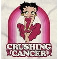 thumbnail image 2 of Betty Boop Crushing Breast Cancer Women's Long Sleeve T Shirt Brisco Brands X, 2 of 5