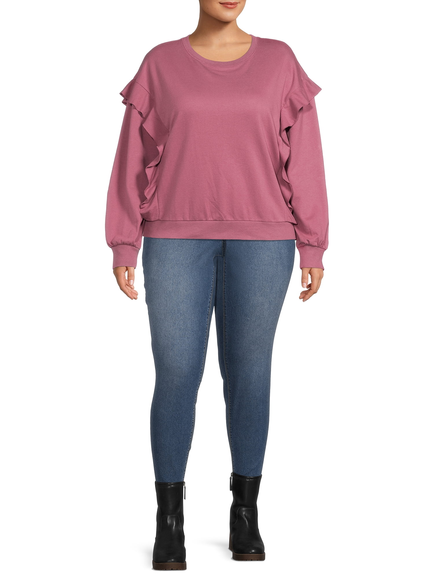Terra & Sky Women's Plus Size Knit Top