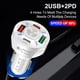 thumbnail image 4 of 4 puertos dual USB Type-C 20W Cargador de coche Carga rápida automática para teléfono móvil FLhrweasw  El nuevo, 4 of 8