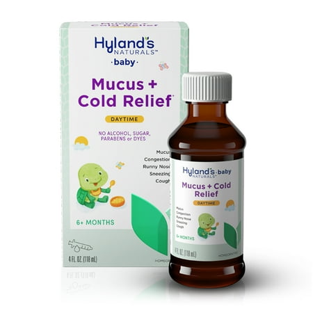 Hyland's Baby Mucus + Cold Relief, Ages 6+ Months, Daytime, 4 fl oz