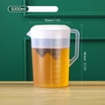thumbnail image 4 of Storage Containers,Plastic Pitcher With Lid Large Capacity Cold Water Kettle For Juice Milk Tea Iced Coffee And Homemade Beverage, 4 of 9